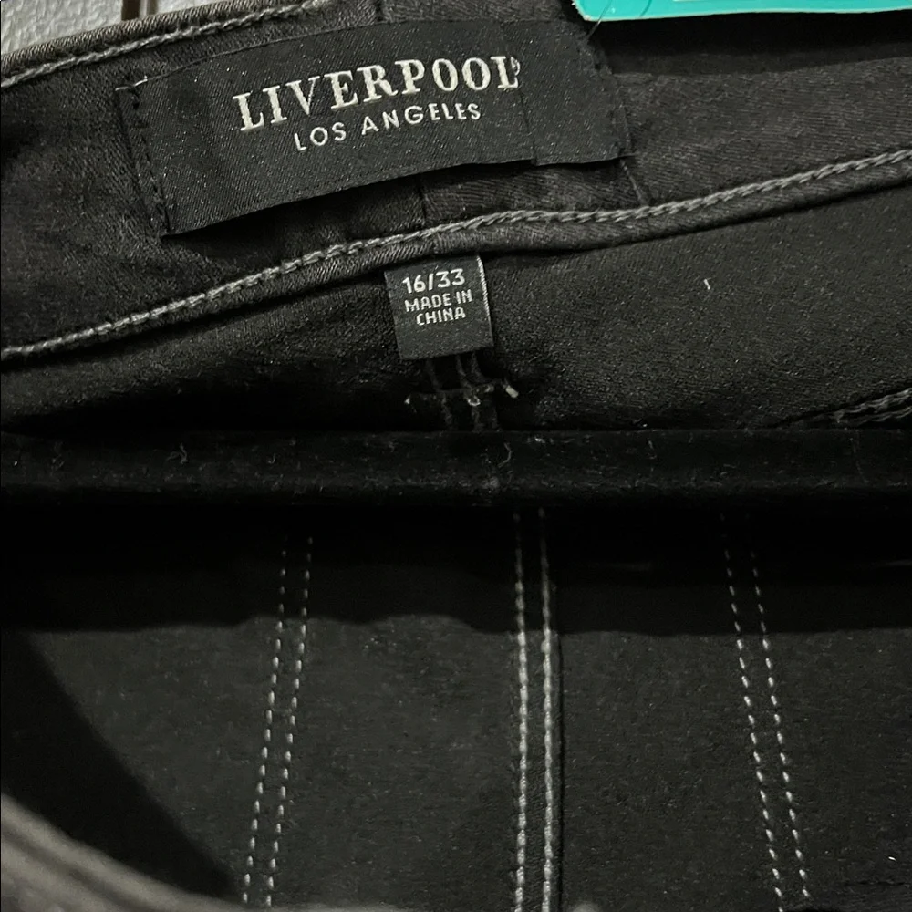 Liverpool Dark Gray Skinny Jeans - Picture 2 of 2